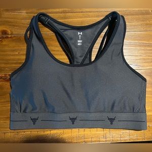 NEW, never worn only washed. Under Armour and Project Rock Sport Bra.